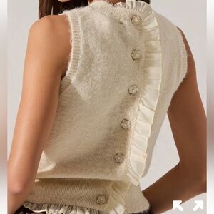 ASTR The Label Pernille Cable Knit Sweater Tank